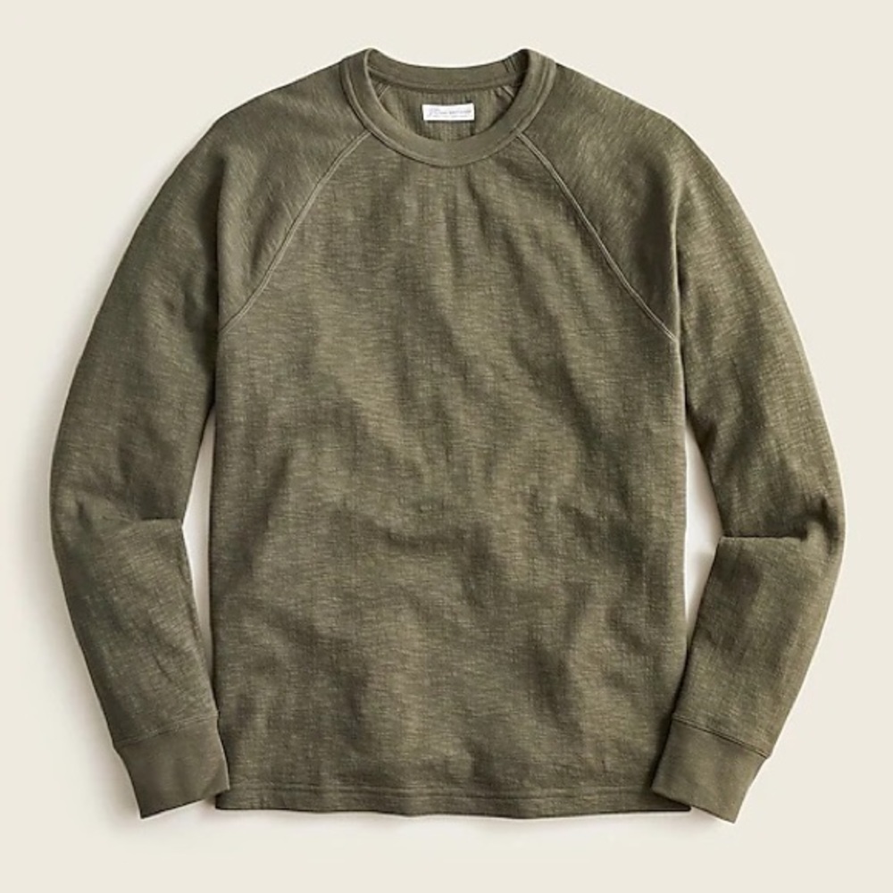 J Crew Double-knit Long-sleeve Crewneck